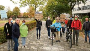 Gruppe auf dem Weg